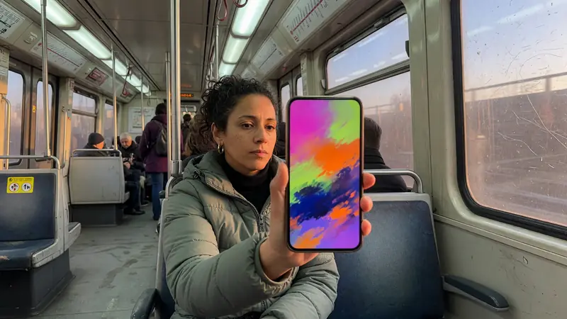 Mobile viewing during a commute
